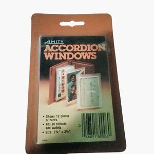 Wallet Card Holder Insert Amity Accordion Windows 12 Photo Credit Cards